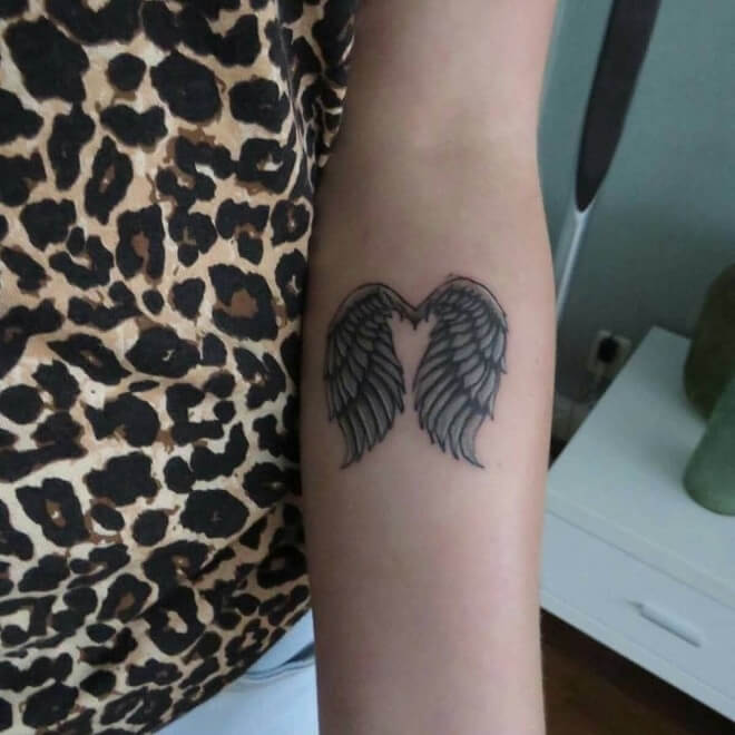 Medem Blik Angel Wings Tattoo