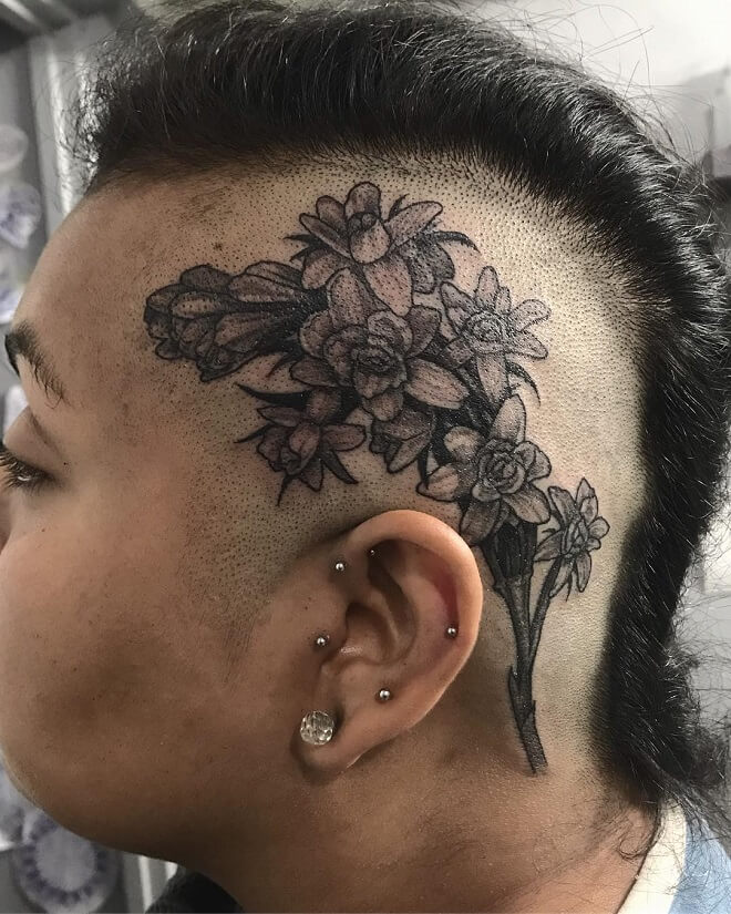 Mexico Head Tattoo