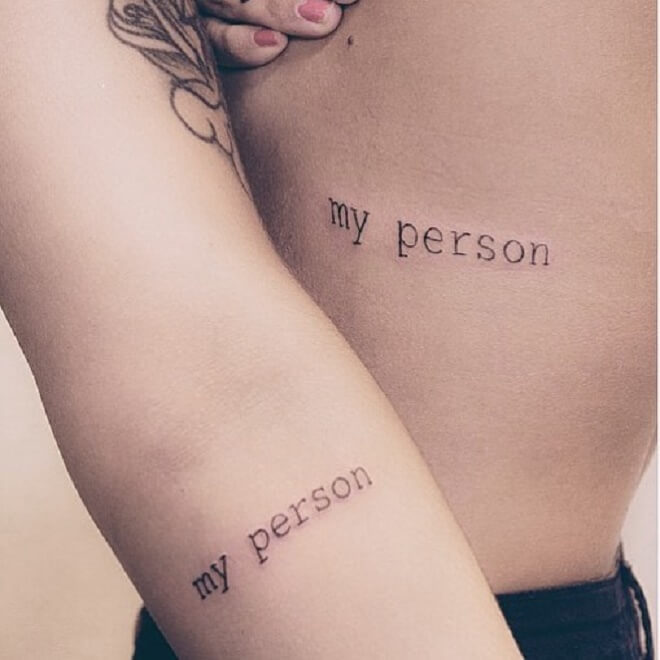 My Person Friendship Tattoo