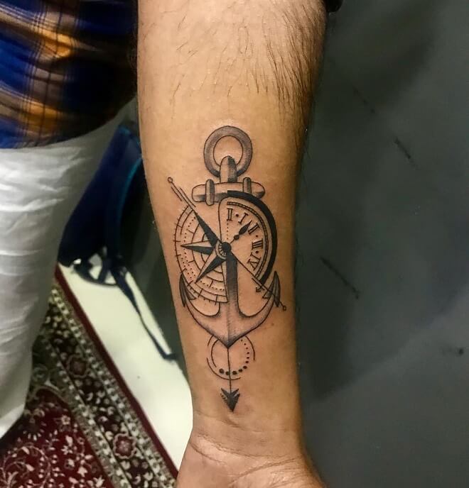 Navigator Anchor Tattoo