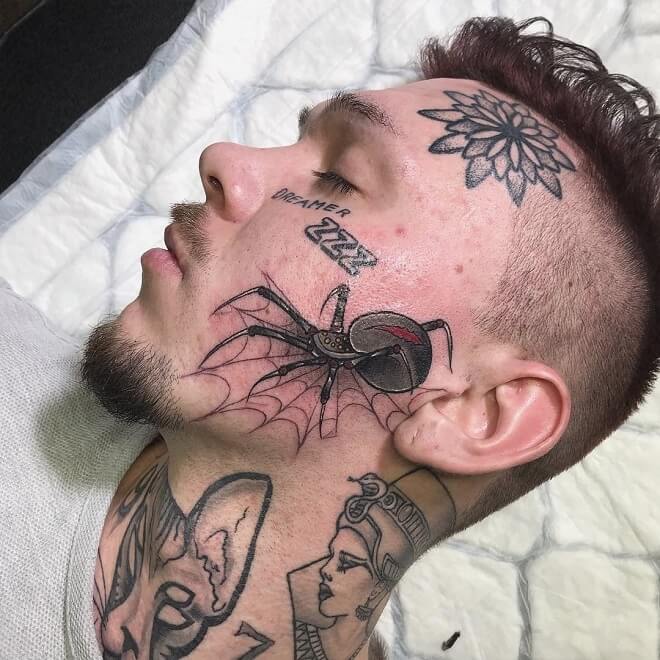 Neotrad Face Tattoo