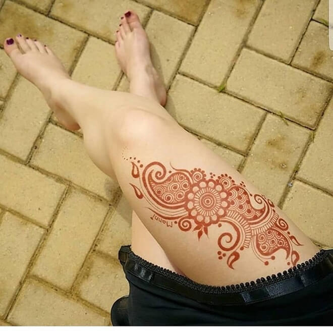 Orenge Cool Henna Tattoo