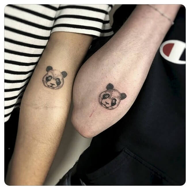 Panda Friendship Tattoo