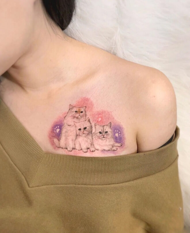 Pet Cat Tattoo