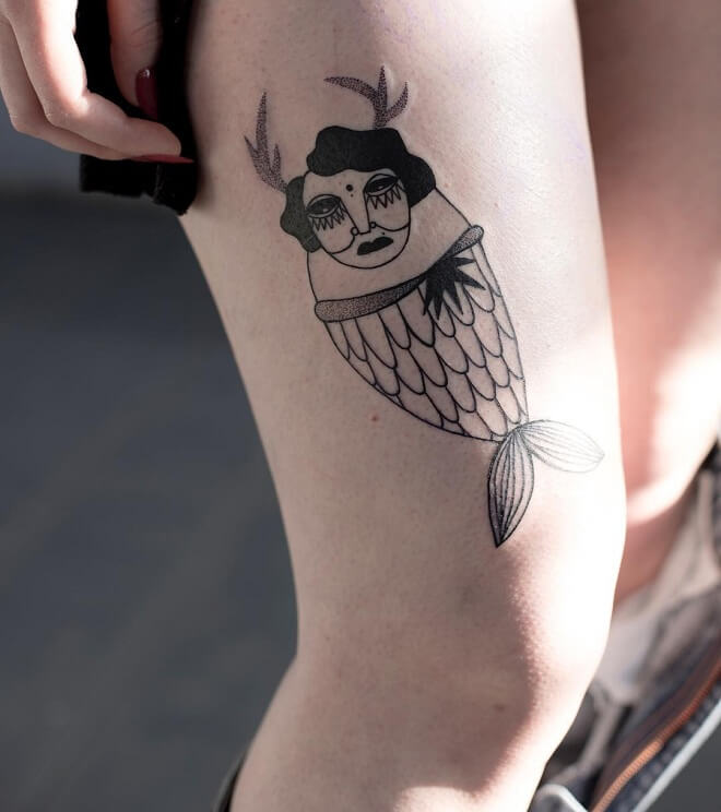 Polish Murmaid Tattoo
