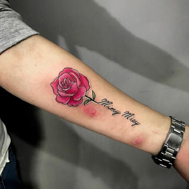 Quote Rose Tattooss
