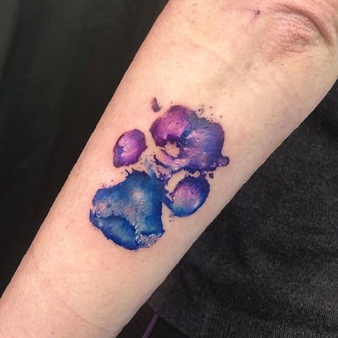 Real Watercolor Tattoo