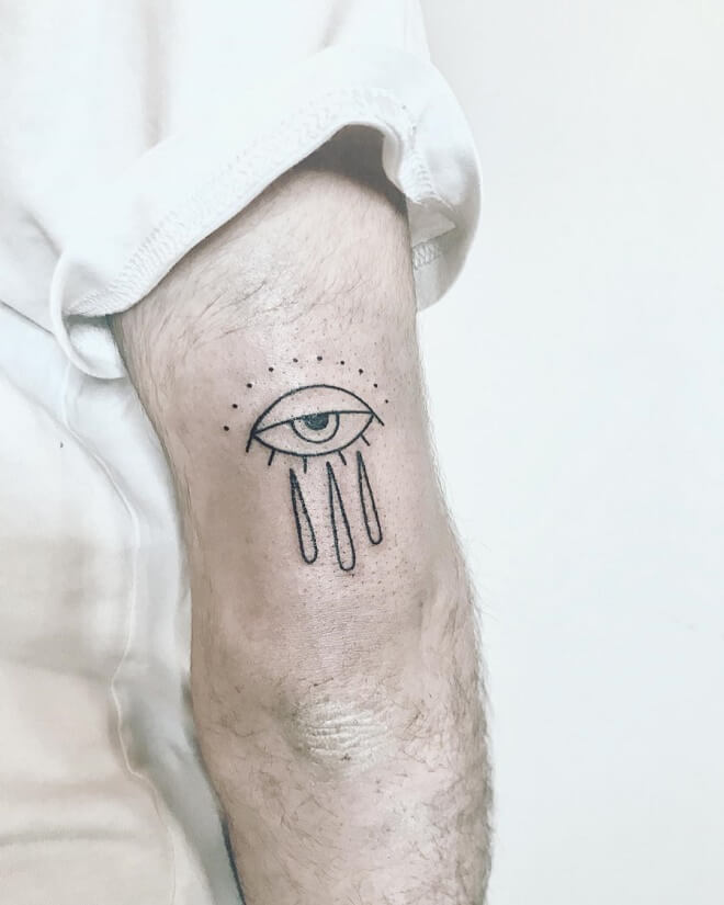 Sadness Simple Tattoos