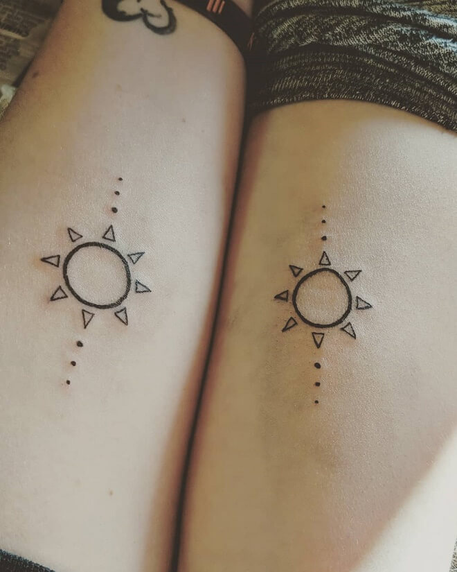 Semicolon Friendship Tattoo