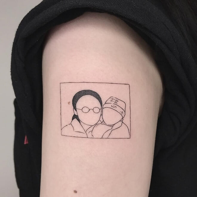 Small Mom Tattoo