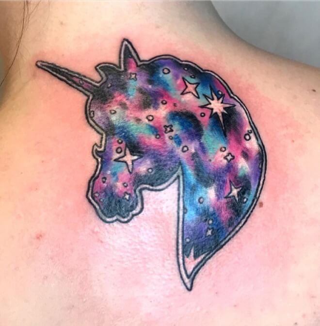 Space Horse Tattoo