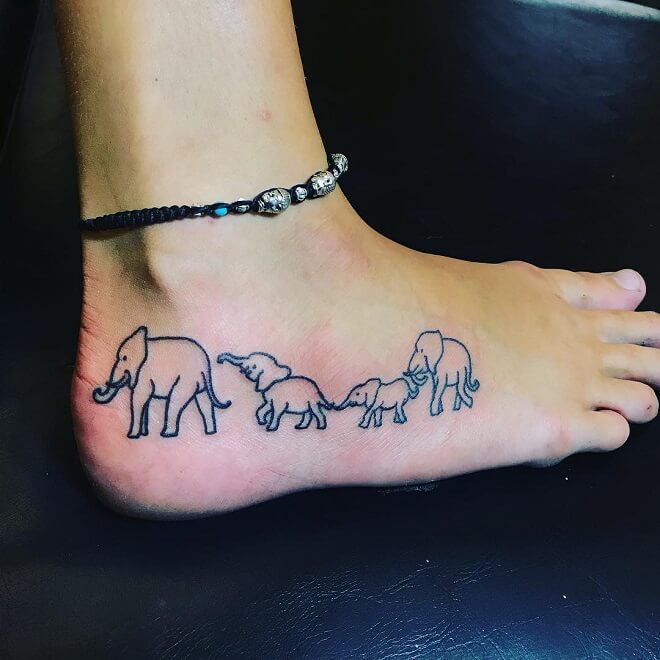 The Best Family Elephant Tattoo