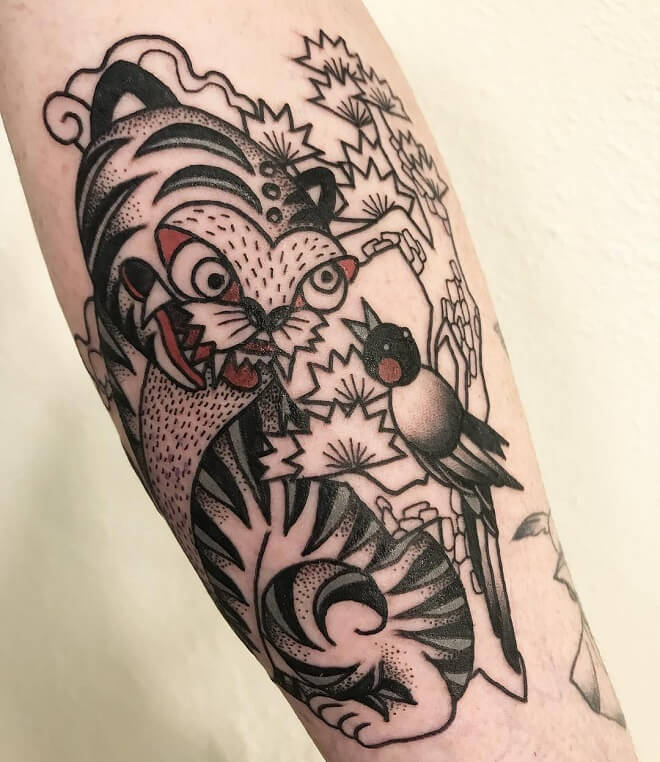Tiger Badass Tattoo
