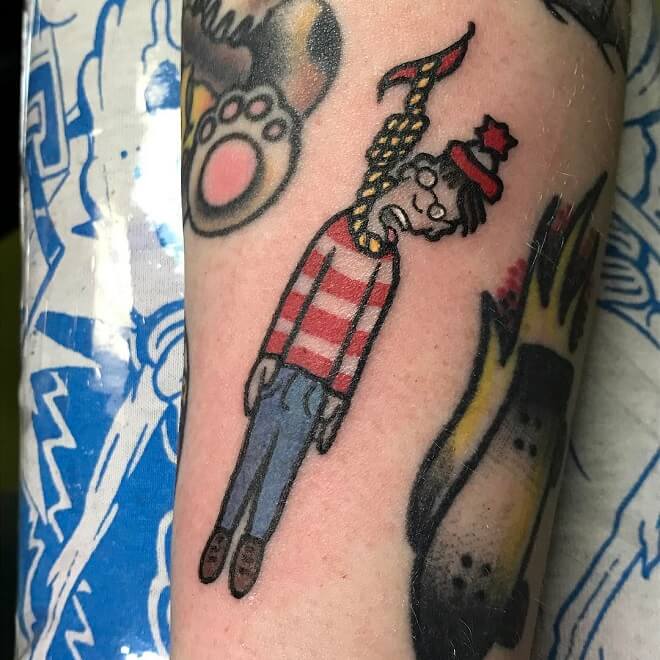 Victory ink Waldo Tattoo