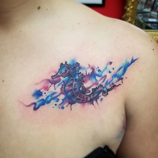 Water Color Meaningful Tattoo
