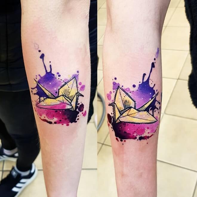 Water Colour Matching Tattoos