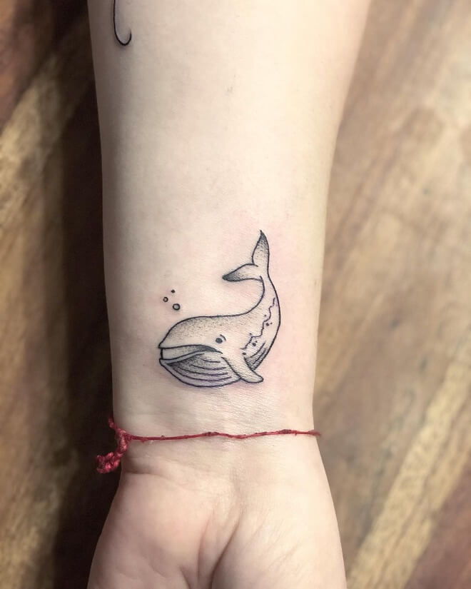 Whale Small Tattoo