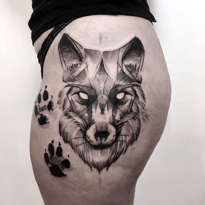 Wolf Tattoo Desings