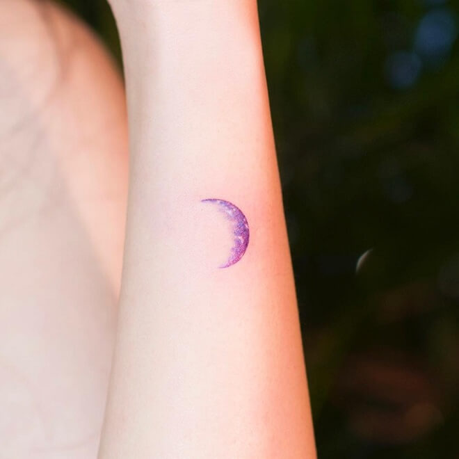 Wrist Moon Tattoo