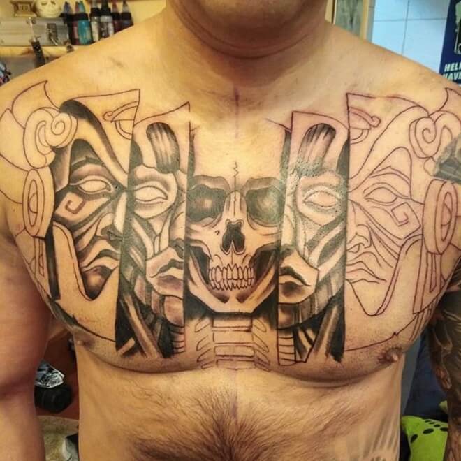 Aztec Tattoo for Men