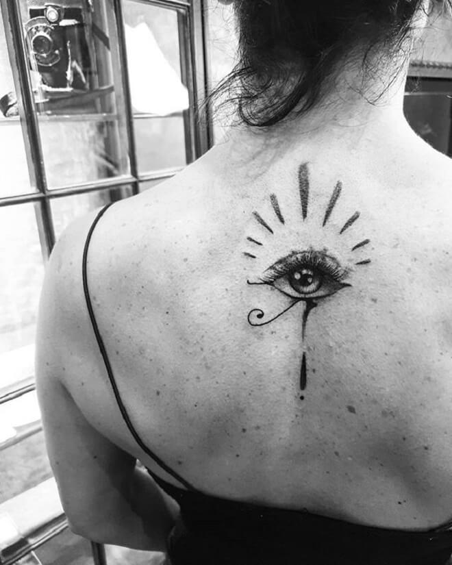 Back Eye Tattoo