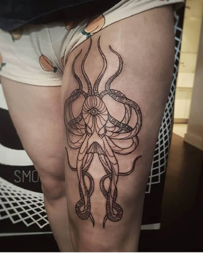 Beautiful Octopus Tattoo