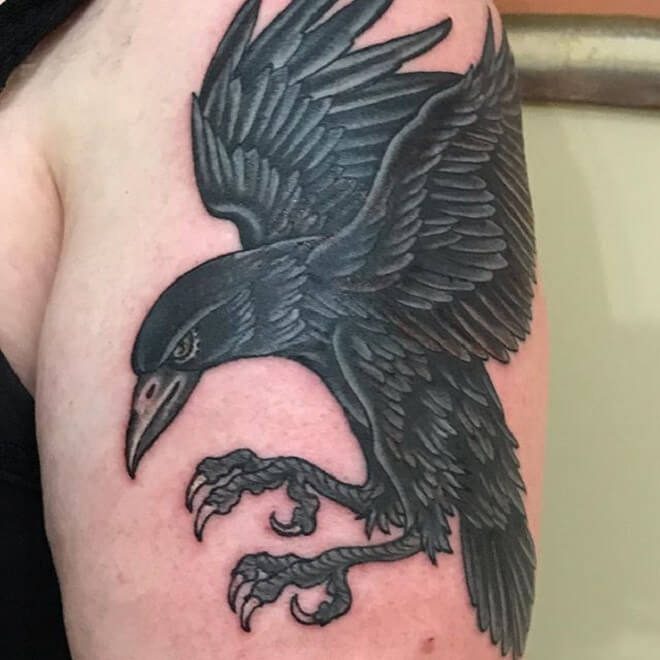 Berryhill Raven Tattoo