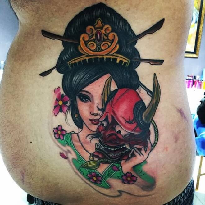 Best Geisha Tattoo