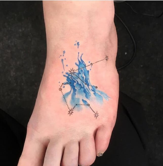 Blue Wave Tattoo