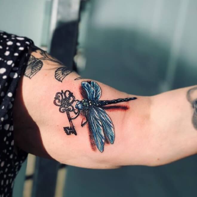 Body Dragonfly Tattoo