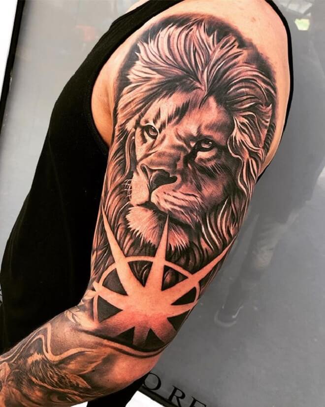 Body Lion Tattoo
