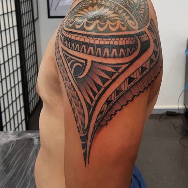 Body Polynesian Tattoo