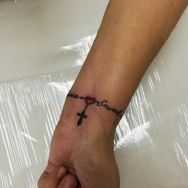 Christian Hand Tattoo