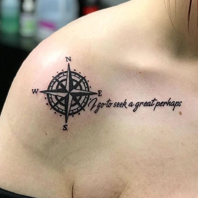 Compass Quotes Tattoos