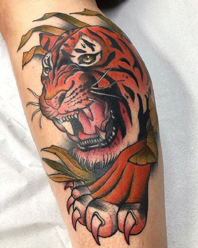 Dangerous Tiger Tattoos