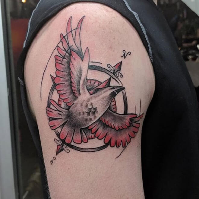 Eagle Compass Tattoo