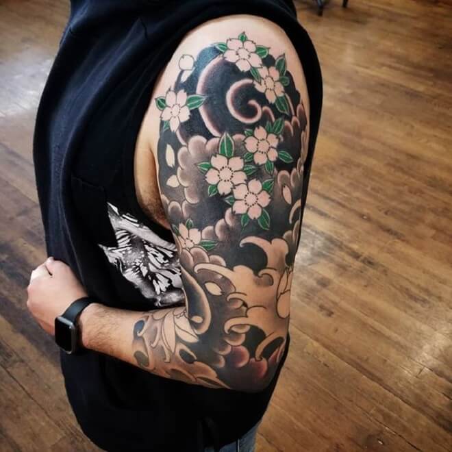 Flower Men Tattoo