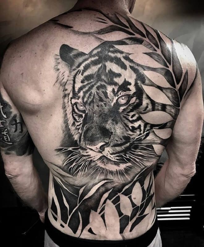 Full Body Tiger Tattoo