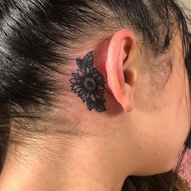 Girl Flower Tattoo Designs