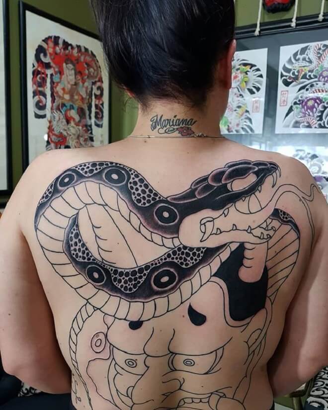 Girl Japanese Tattoo