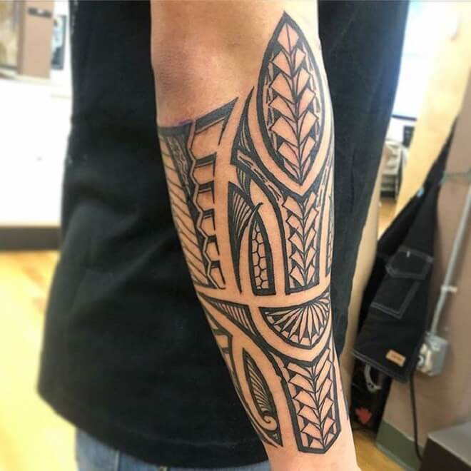 Hand Aztec Tattoo