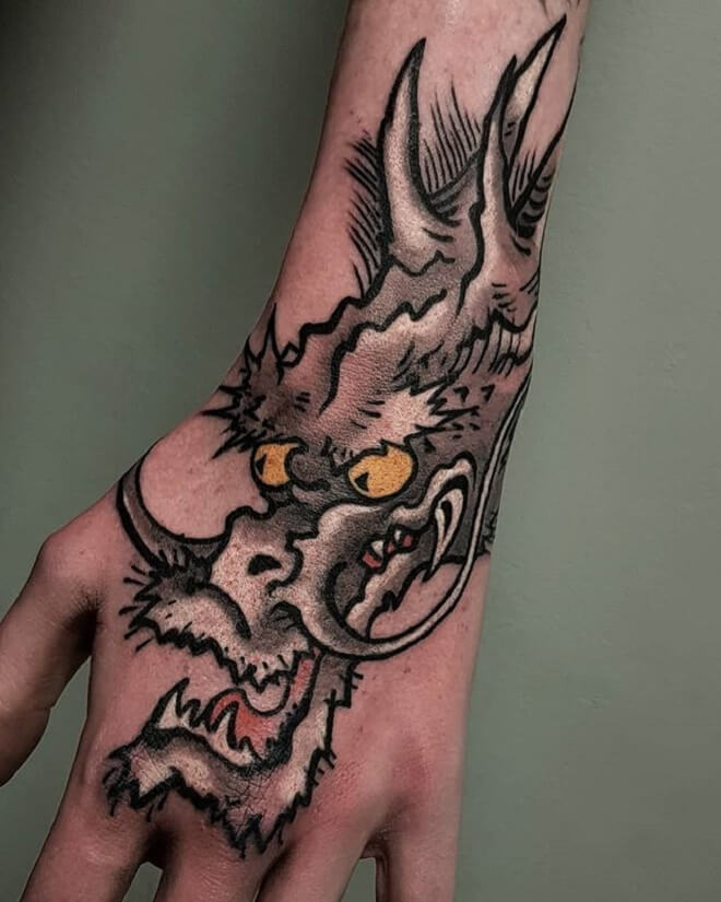 Hand Japanese Tattoo