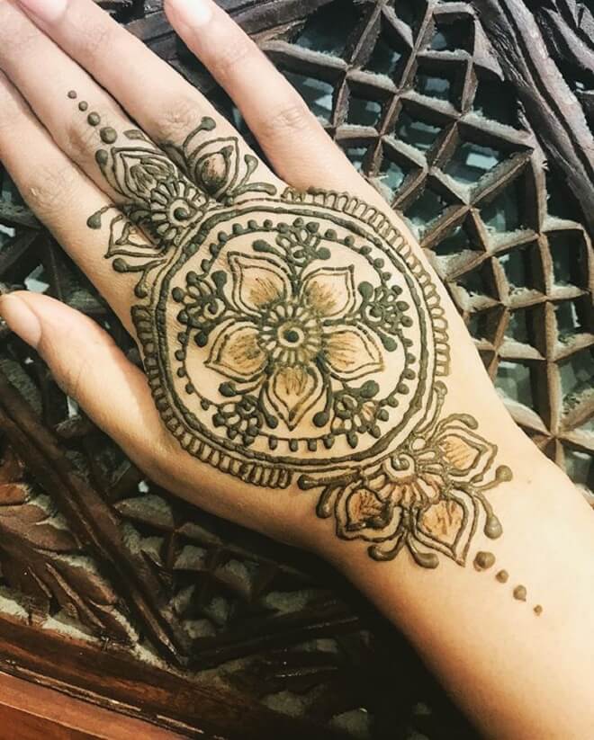 Hand Mandala Tattoo