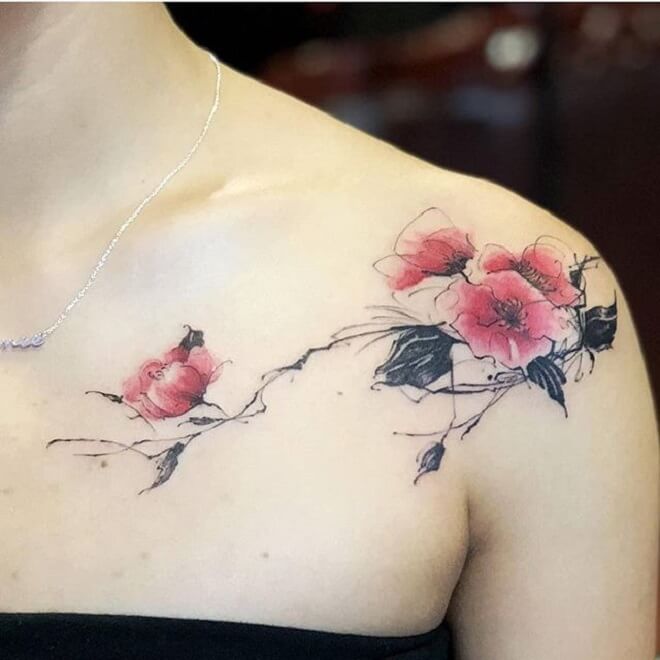 Incredible Cherry Blossom Tattoo