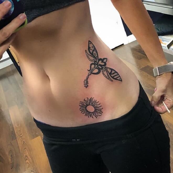 Incredible Dragonfly Tattoo