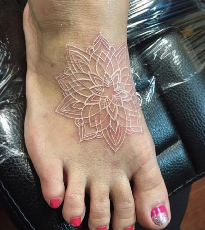 Incredible White ink Tattoo