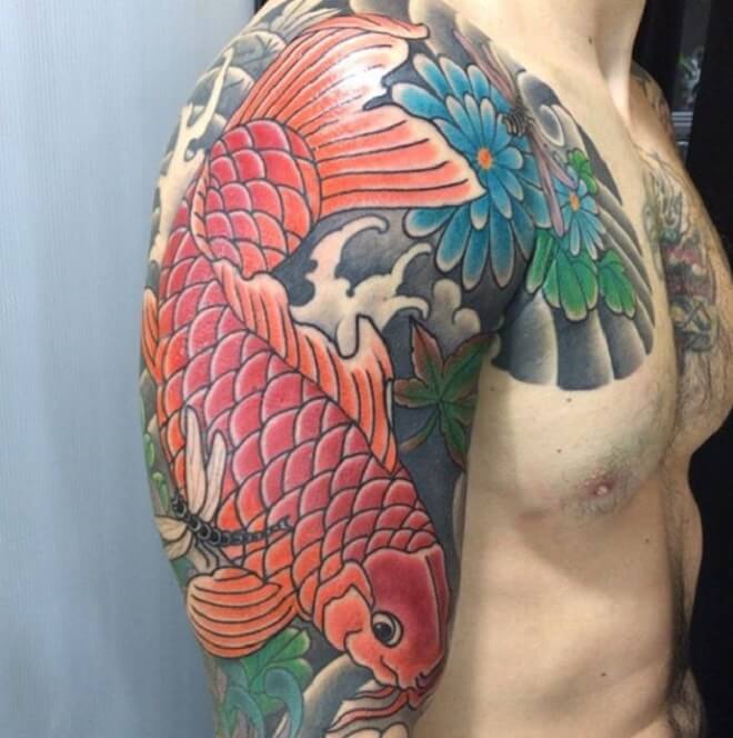 Koi Fish Tattoo for Men