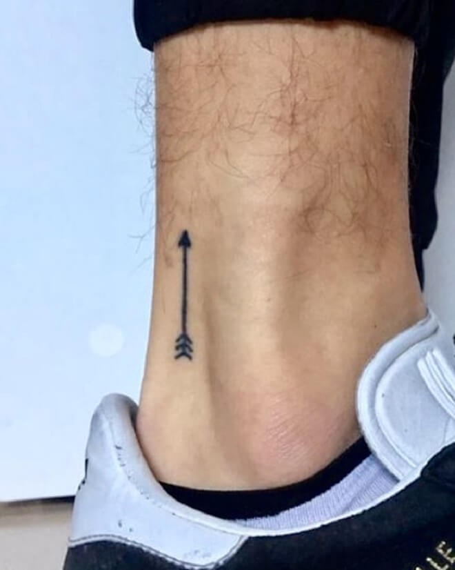 Leg Arrow Tattoo