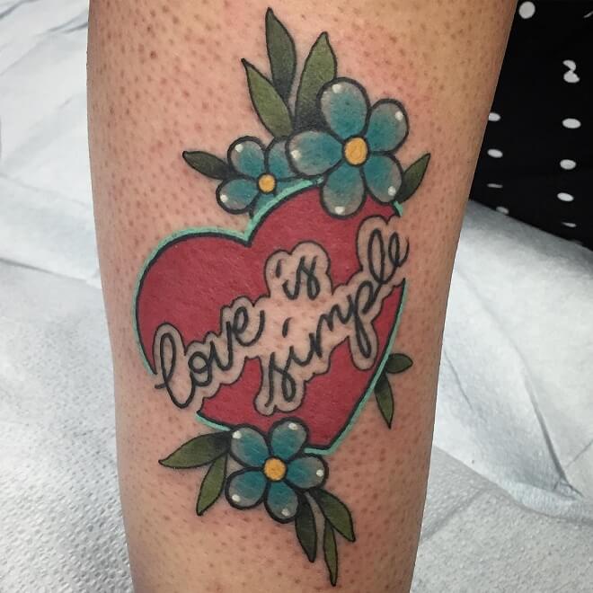 Love Is Simple Archive Tattoo