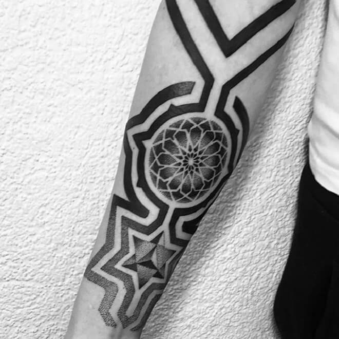 Mandala Black Tattoo